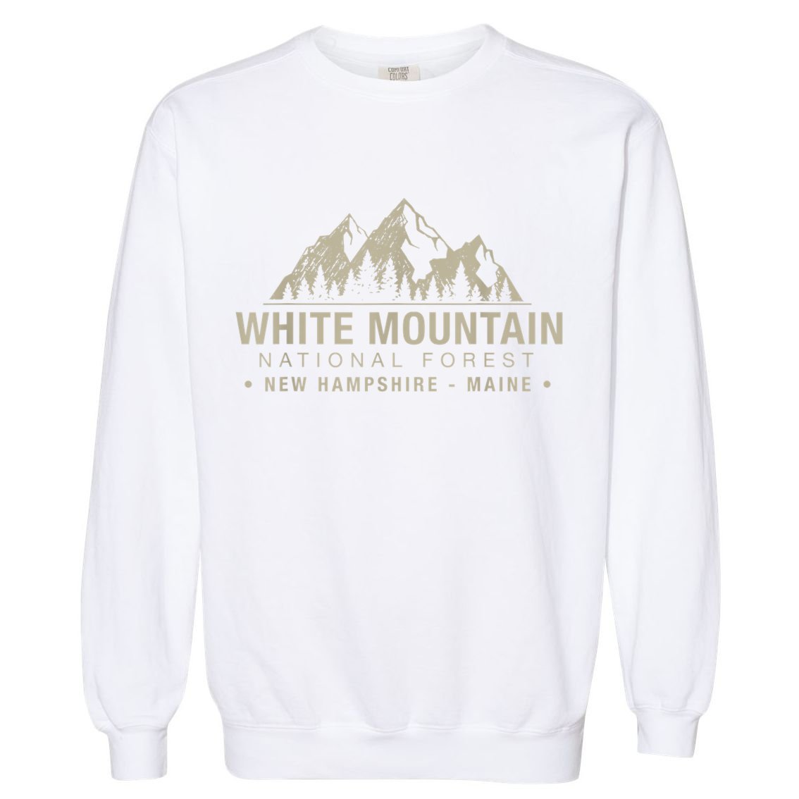 White Mountain National Forest New Hampshire Maine Garment-Dyed Sweatshirt