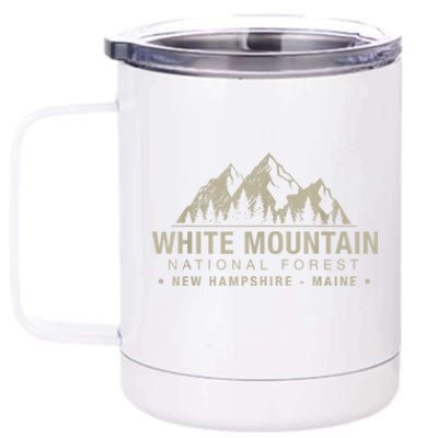 White Mountain National Forest New Hampshire Maine 12 oz Stainless Steel Tumbler Cup