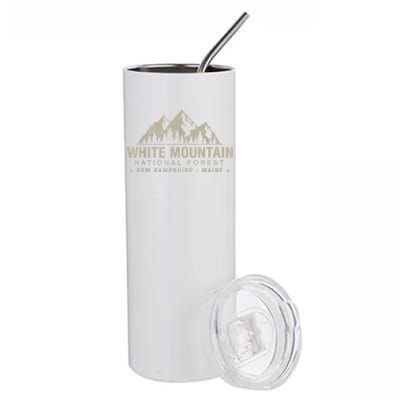 White Mountain National Forest New Hampshire Maine Stainless Steel Tumbler