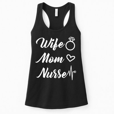 Wife Mom Nurse Cute Gift Womens Tank Top