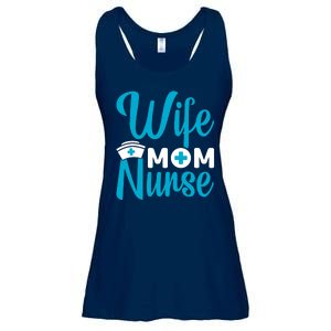 Wife Mom Nurse Ladies Essential Flowy Tank