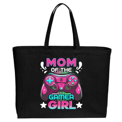 Women Mom Of The Game Girl Gift Game Controllers Cotton Canvas Jumbo Tote