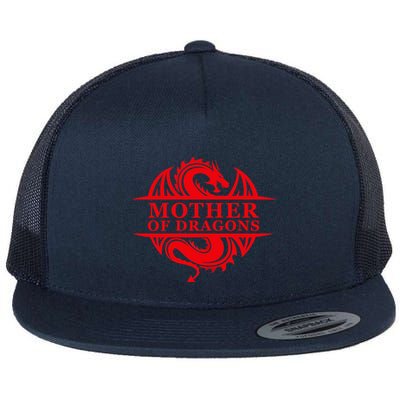 Wo Mother Of Dragons Mom Mother's Day Dragon Family Outfit Flatbill Hat