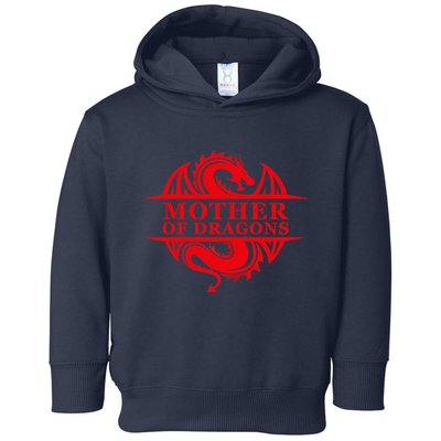 Wo Mother Of Dragons Mom Mother's Day Dragon Family Outfit Toddler Hoodie