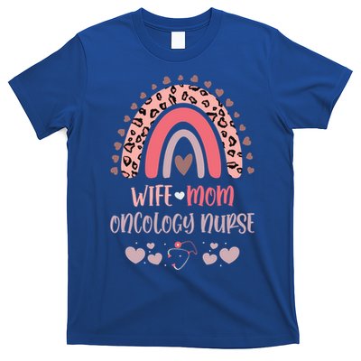 Wife Mom Oncology Nurse Strong As A Mother Nurse Mom Mother' Gift T-Shirt