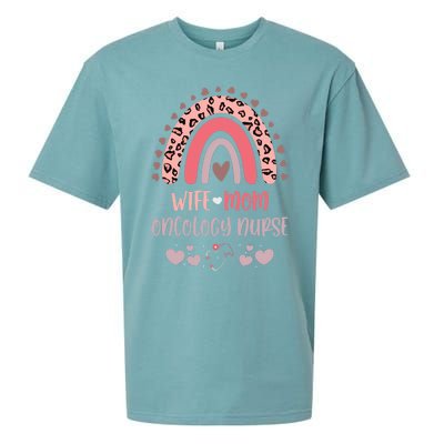 Wife Mom Oncology Nurse Strong As A Mother Nurse Mom Mother' Gift Sueded Cloud Jersey T-Shirt