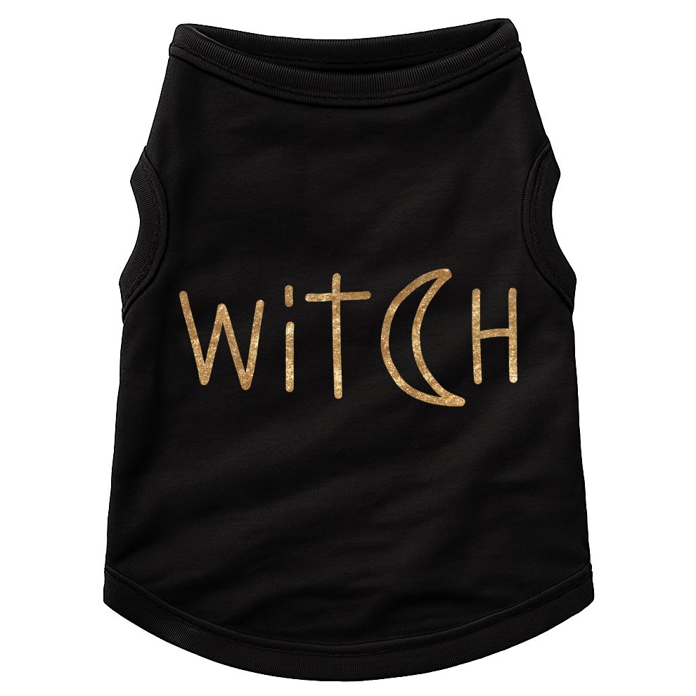 Witch Moon October Halloween Doggie Tank