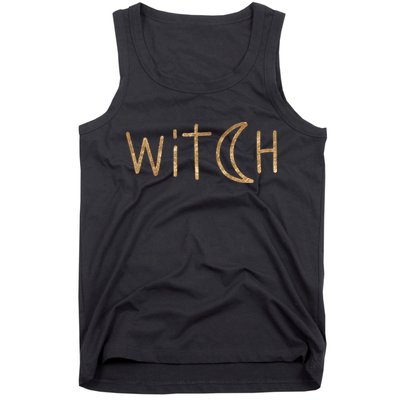 Witch Moon October Halloween Tank Top