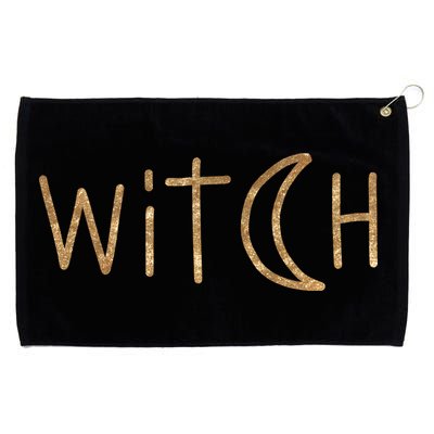 Witch Moon October Halloween Grommeted Golf Towel