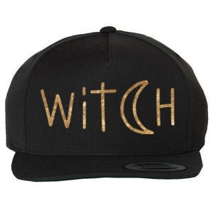 Witch Moon October Halloween Wool Snapback Cap