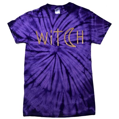 Witch Moon October Halloween Tie-Dye T-Shirt