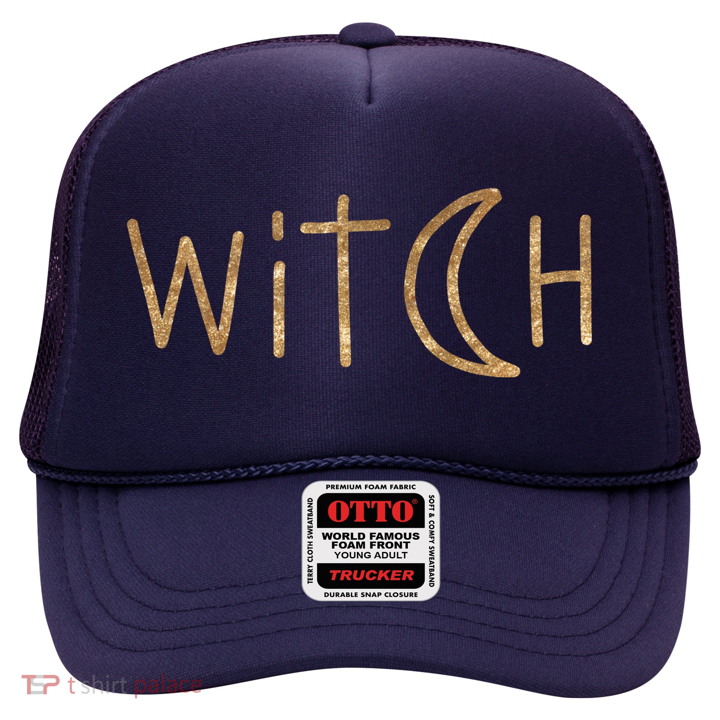 Witch Moon October Halloween Trucker Hat