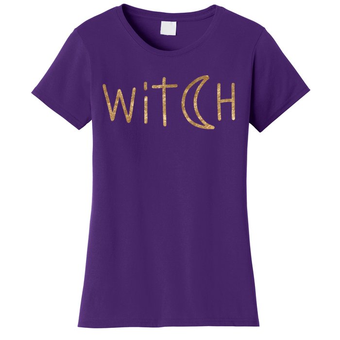 Witch Moon October Halloween Women's T-Shirt