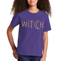 Witch Moon October Halloween Kids T-Shirt