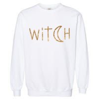 Witch Moon October Halloween Garment-Dyed Sweatshirt
