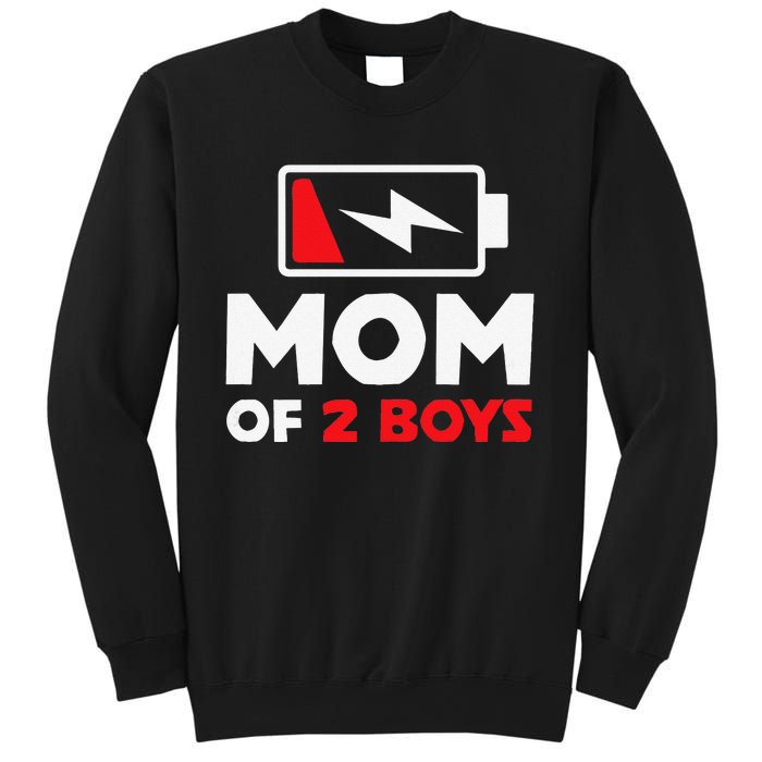 Womens Mom Of Two Mother Of Two Mom Of 2 Twin Mother Sweatshirt