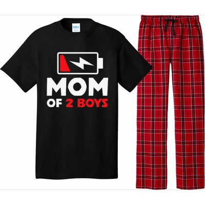 Womens Mom Of Two Mother Of Two Mom Of 2 Twin Mother Pajama Set