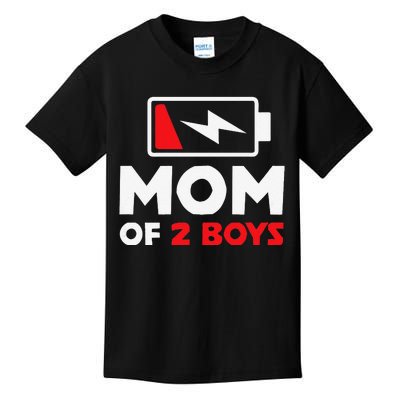 Womens Mom Of Two Mother Of Two Mom Of 2 Twin Mother Kids T-Shirt