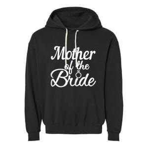 Womens Mother Of The Bride, Wedding, Bridal Shower Party, Matching Garment-Dyed Fleece Hoodie