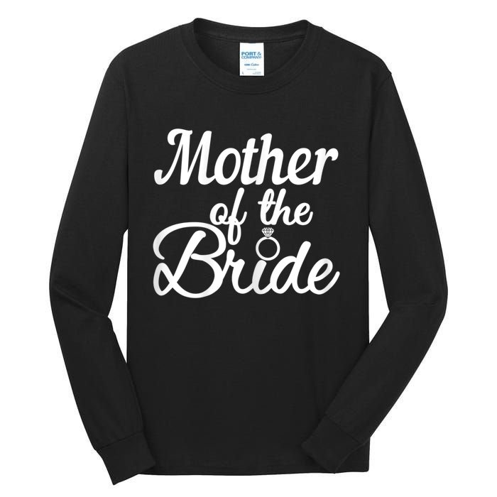 Womens Mother Of The Bride, Wedding, Bridal Shower Party, Matching Tall Long Sleeve T-Shirt