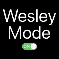 Wesley Mode On First Name Smartphone Design Novelty Button