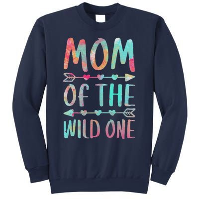 Womens Mom Of The Wild One Mother's Day Sweatshirt