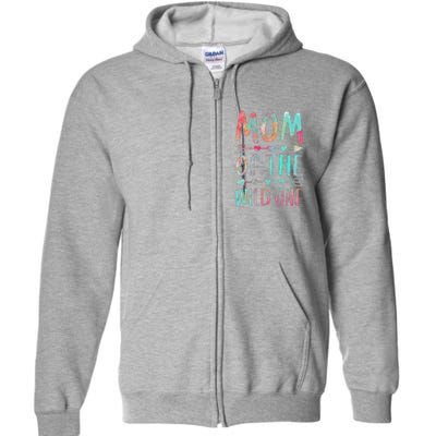 Womens Mom Of The Wild One Mother's Day Full Zip Hoodie