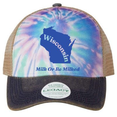 Wisconsin Milk Or Be Milked Legacy Tie Dye Trucker Hat