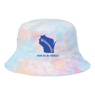 Wisconsin Milk Or Be Milked Tie Dye Newport Bucket Hat