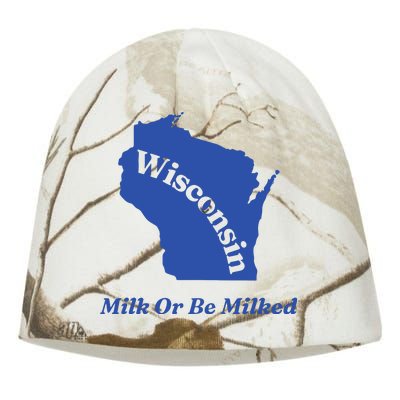 Wisconsin Milk Or Be Milked Kati - Camo Knit Beanie