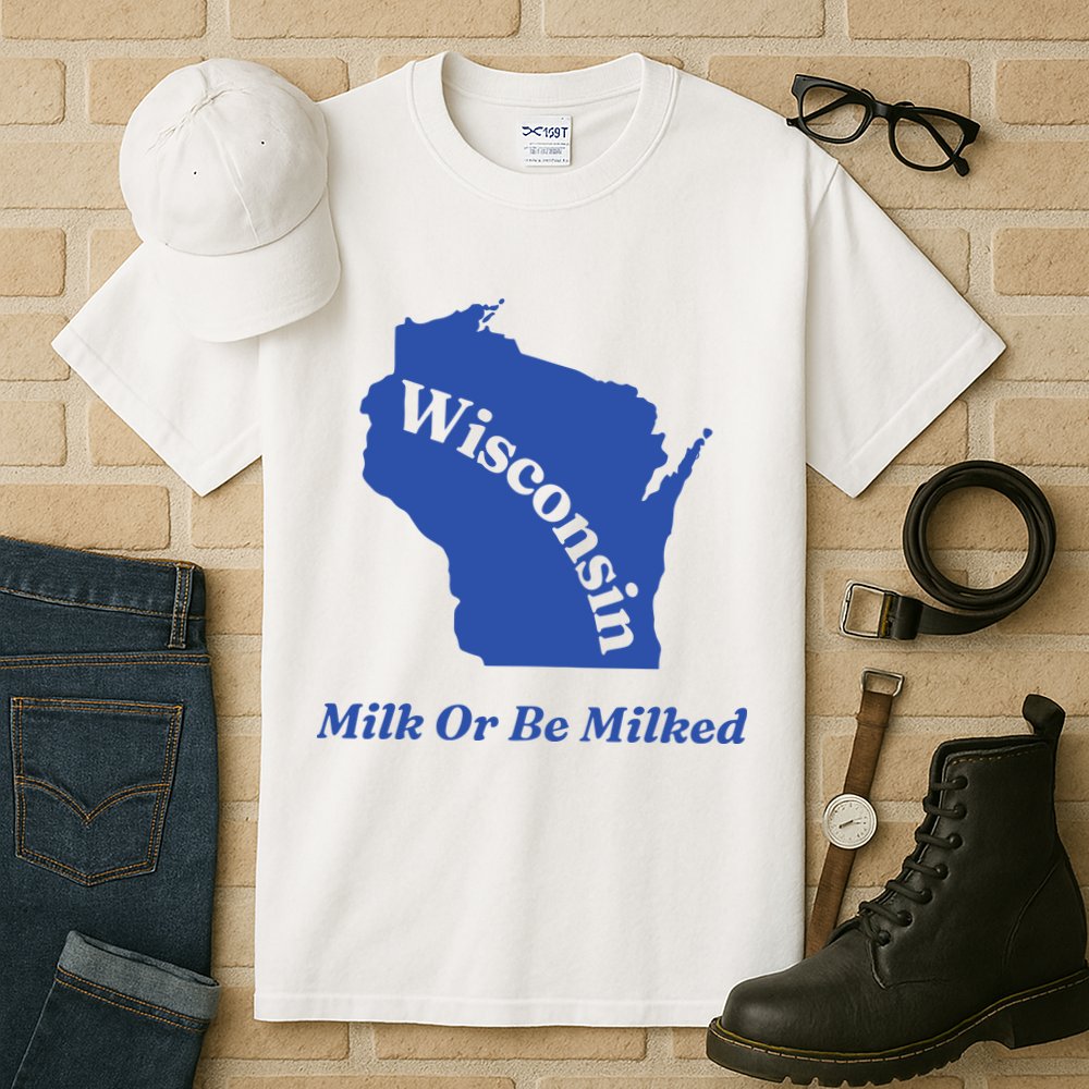 Wisconsin Milk Or Be Milked Tall T-Shirt