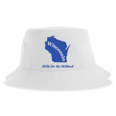 Wisconsin Milk Or Be Milked Sustainable Bucket Hat