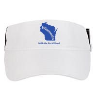 Wisconsin Milk Or Be Milked Adult Drive Performance Visor