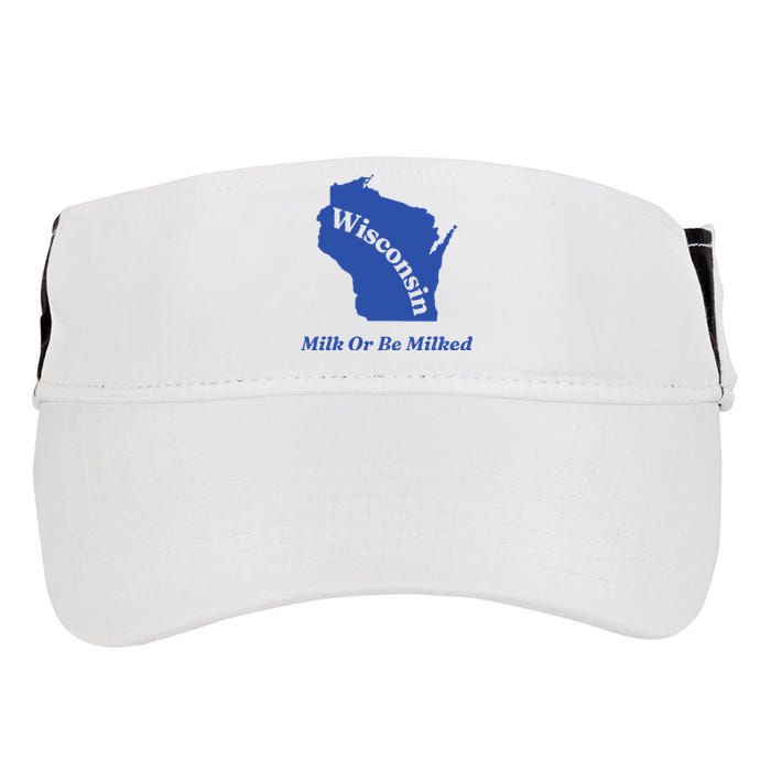 Wisconsin Milk Or Be Milked Adult Drive Performance Visor