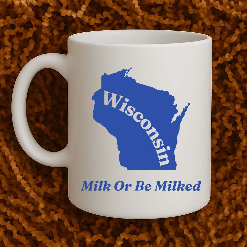 Wisconsin Milk Or Be Milked Mug