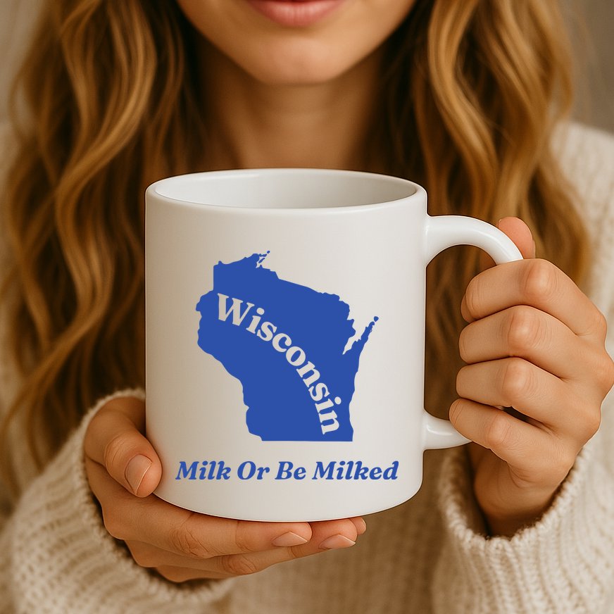 Wisconsin Milk Or Be Milked Mug