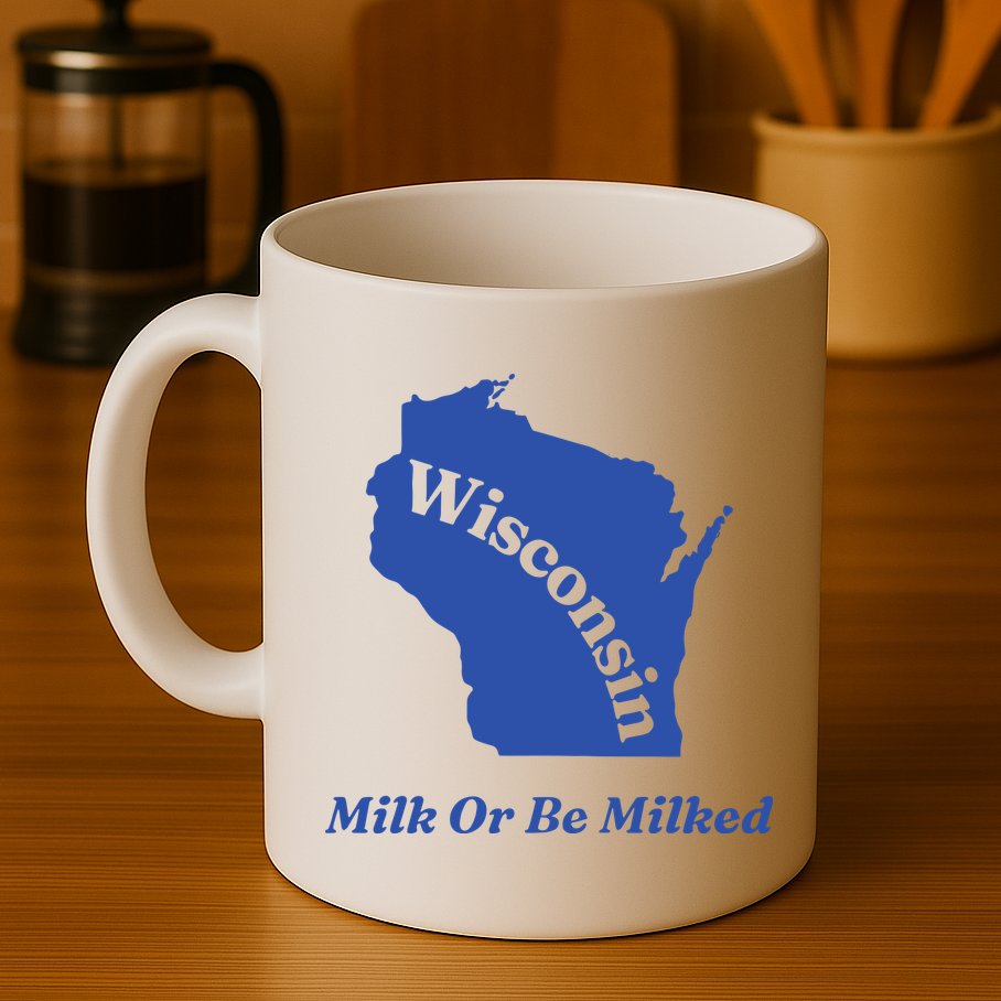 Wisconsin Milk Or Be Milked Mug