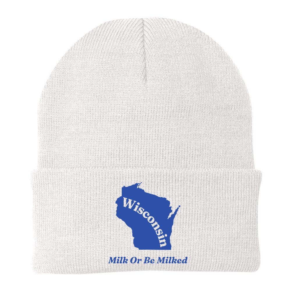Wisconsin Milk Or Be Milked Beanie