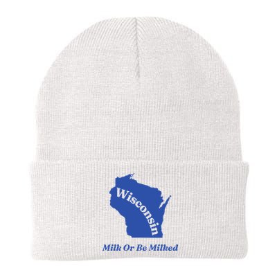 Wisconsin Milk Or Be Milked Knit Cap Winter Beanie