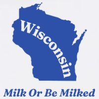 Wisconsin Milk Or Be Milked Full Zip Hoodie