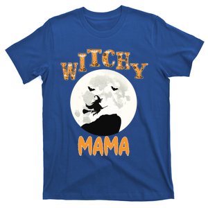 Witchy Mama One Spooky Mama Groovy Spooky Mama Gift T-Shirt