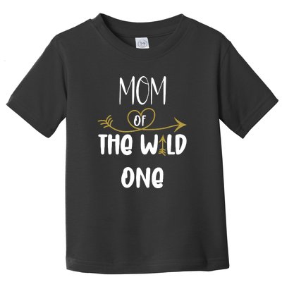 Womens Mom Of The Wild One 1st Birthday First Thing Mommy Toddler T-Shirt