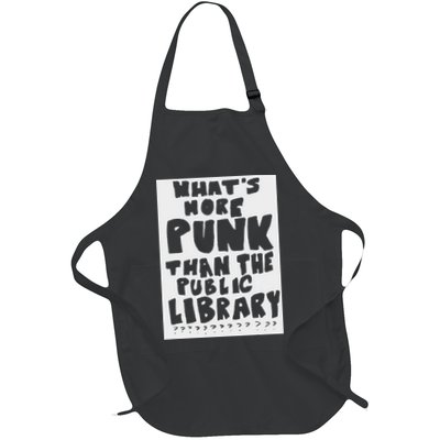 WhatS More Punk Than The Public Library Funny Saying Quote Apron