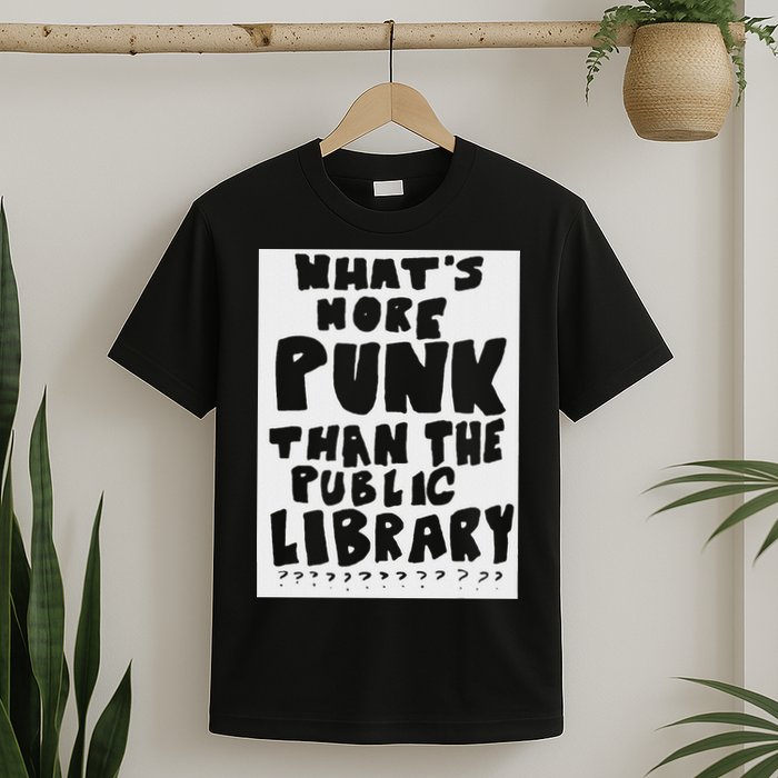 WhatS More Punk Than The Public Library Funny Saying Quote T-Shirt