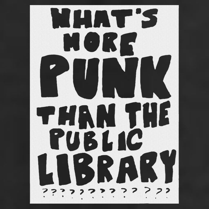 WhatS More Punk Than The Public Library Funny Saying Quote 11oz C Handle Ceramic Mug