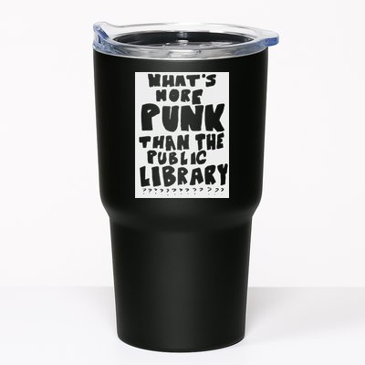 WhatS More Punk Than The Public Library Funny Saying Quote Tumbler
