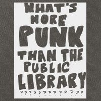 WhatS More Punk Than The Public Library Funny Saying Quote Cotton Canvas Backpack