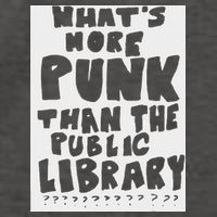 WhatS More Punk Than The Public Library Funny Saying Quote Vector Backpack