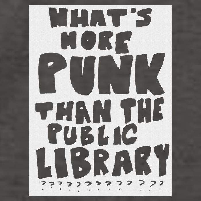 WhatS More Punk Than The Public Library Funny Saying Quote Vector Backpack