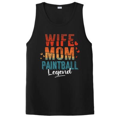 Wife Mom Paintball Legend Mother's Day Retro Vintage Cute Gift PosiCharge Competitor Tank